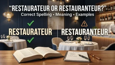 Restaurateur or Restauranteur