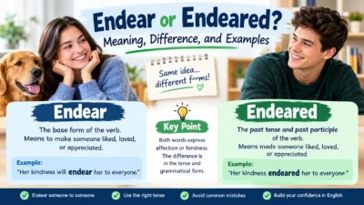 Endear or Endeared