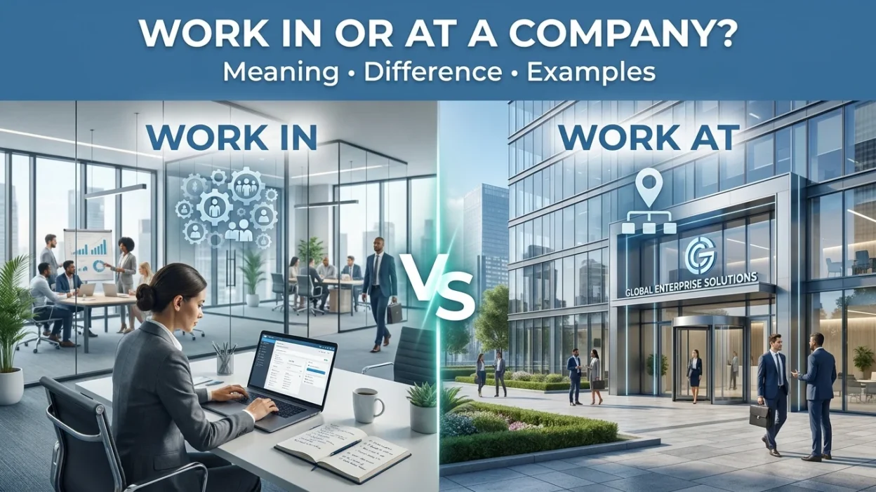 Work in or at a Company