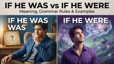 If He Was or If He Were