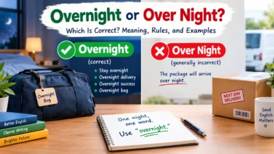 Overnight or Over Night