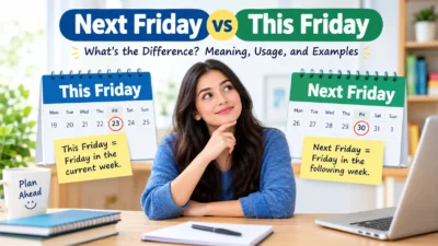 Next Friday vs This Friday